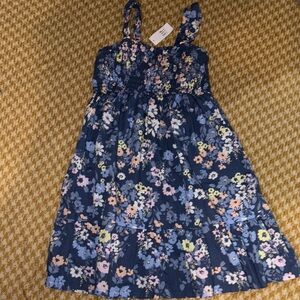 GAP Kids Blue Sundress Sleeveless Square Neck Casual